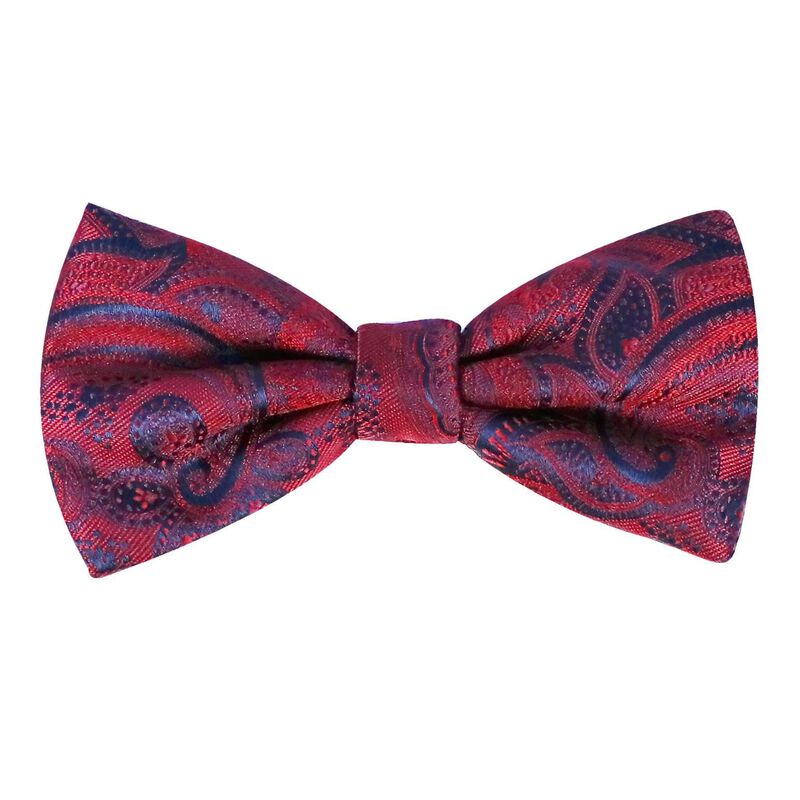 Fellini Luxe Paisley Bow Tie image number 6